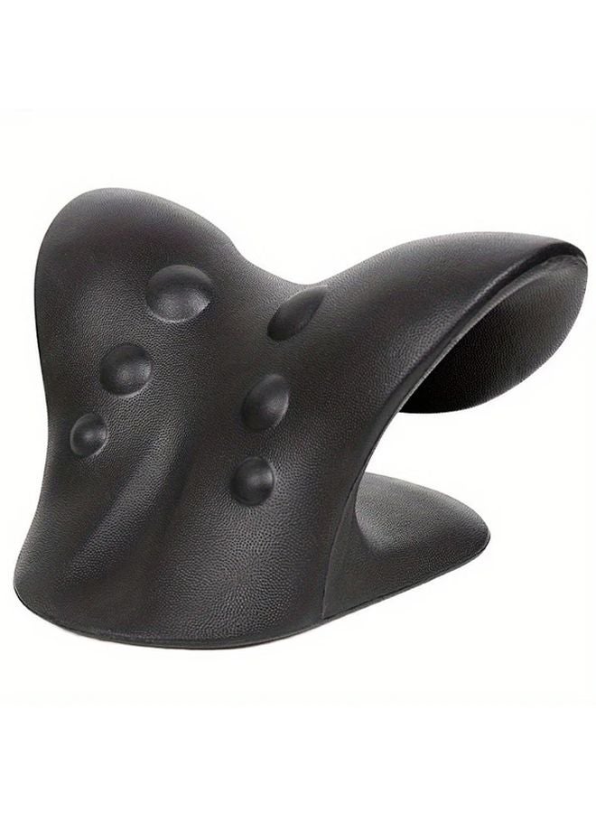 Blue Neck And Shoulder Relaxer Cervical Spine Correction Ergonomic Foam Pillow For Posture Support - Image 5